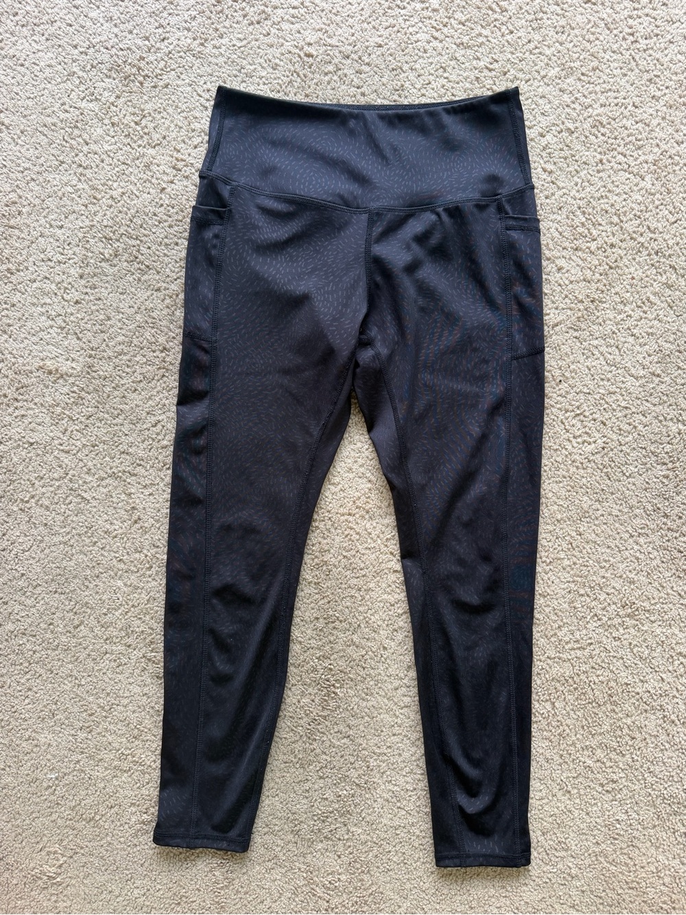 High-Waist Black Yoga Leggings